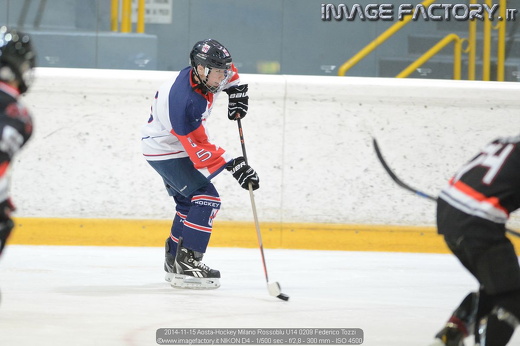 2014-11-15 Aosta-Hockey Milano Rossoblu U14 0209 Federico Tozzi
